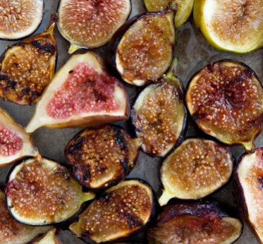 Grilled Figs with Creme Fraiche and Chestnut Honey-15