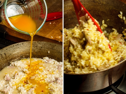 Turkey Risotto with Saffron and Preserved Lemon-8