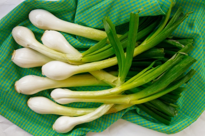 Grilled Spring Onions with Romesco TGF-4