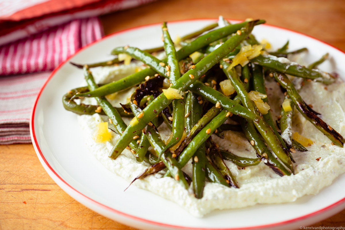 Seared Green Beans with Whipped Feta-3533